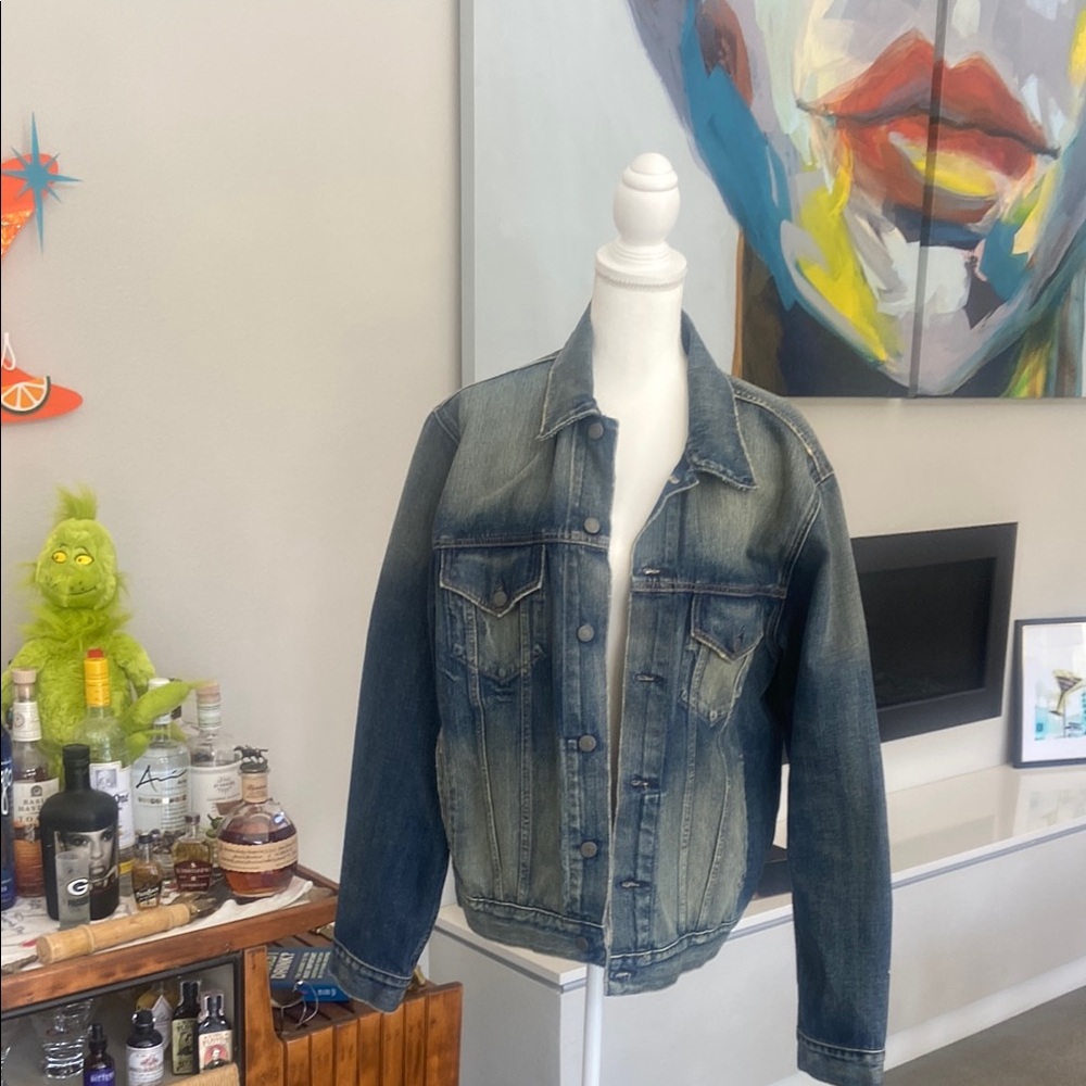 Denim & Supply Ralph Lauren Blue Lightweight Trucker Jacket